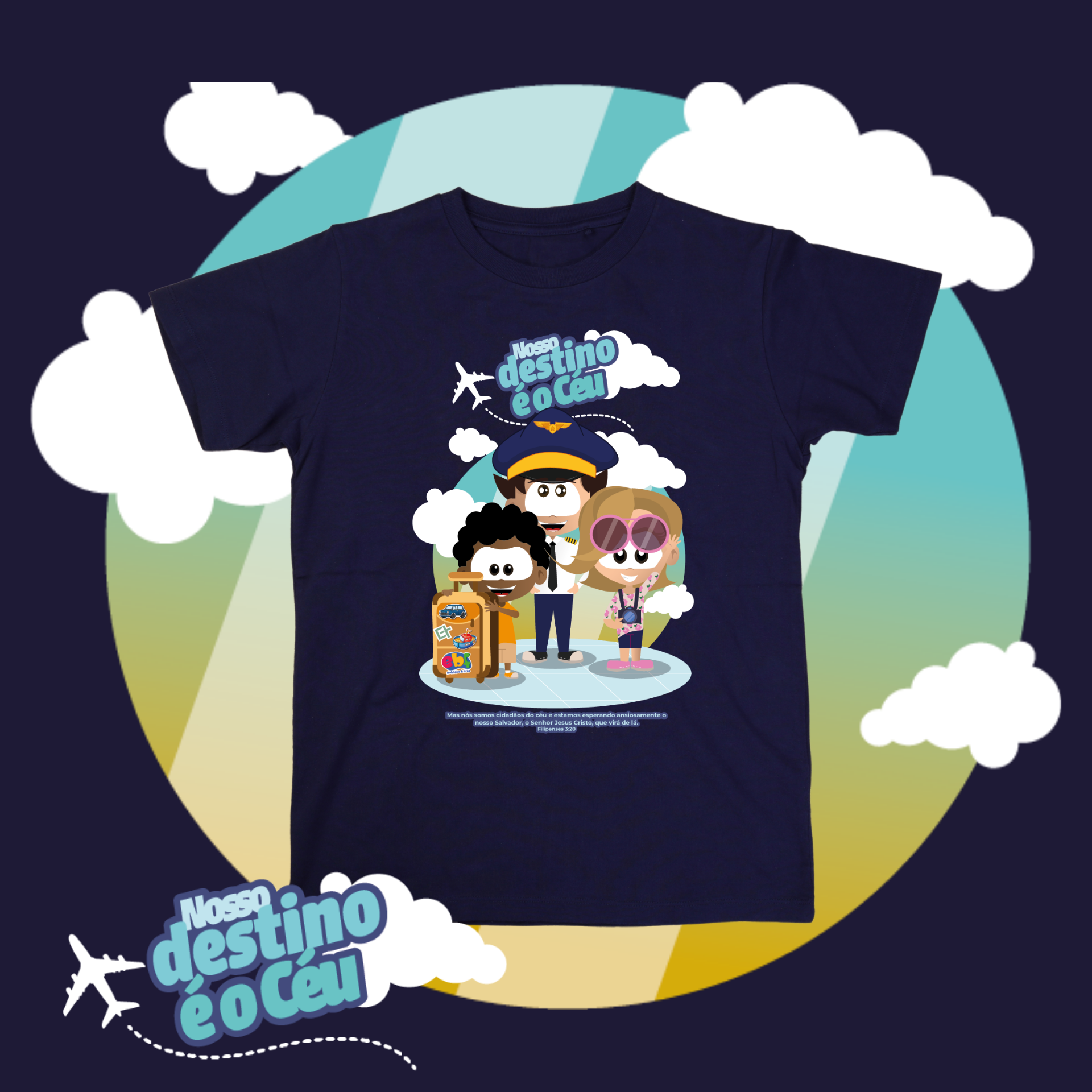 Camiseta EBF 2025 - O Nosso destino é o Céu